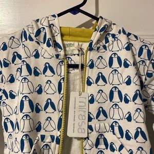 Penguin Print Hoodie - Mirasa - 2T
